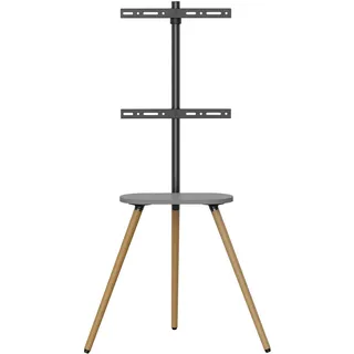 InLine woodstand II TV-Standfuß 110-165 cm Walnuss Holz