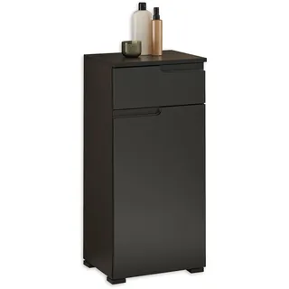Stella Trading Midischrank Spice 40 x 85 x 32 cm Schwarz