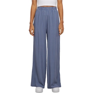 Urban Classics Stoffhose - Ladies Viscose Resort Pants - S bis XL - für Damen - Größe L - blau - L