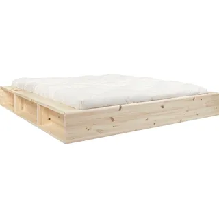 Karup Design Ziggy in mehreren Breiten, zertifiziertes Massivholz«, praktische Ablagefläche neben der Matratze, viel Stauraum