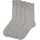 Sneakersocken 4er Pack Grau 43-46