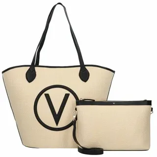 Valentino Covent Shopper Tasche 33 cm naturale-nero