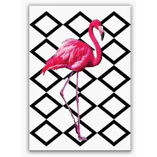 Rosa Flamingo-Straßen-Graffiti-Wandkunst, abstrakte Tiere, Poster, rosa Flamingo, Badezimmer, Wandkunst, Straße, Pop-Art, Flamingo-Kunstwerk, Wanddekoration, rosa Flamingo-Drucke, moderne abstrakte