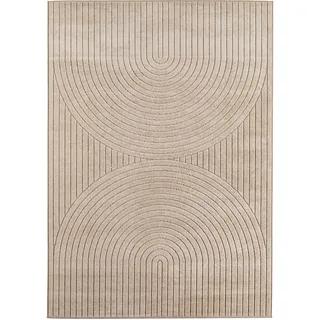 KADIMA DESIGN ENGADIN Kurzflorteppich 200 x 290 cm Beige