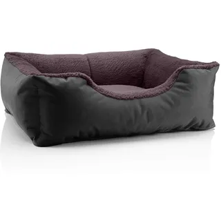 BedDog Hundekissen Teddy M 100 x 75 cm schwarz-braun