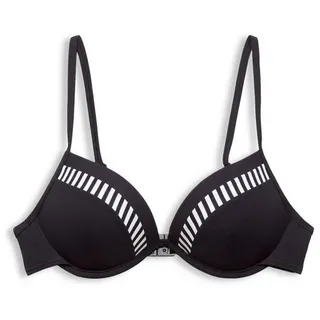 Esprit Damen Bondi Beach SSN N Pad.Plunge Bikini, 001/Black, 36 / 70B