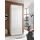 Drehtürenschrank Spice 84 x 208 x 57 cm Weiß