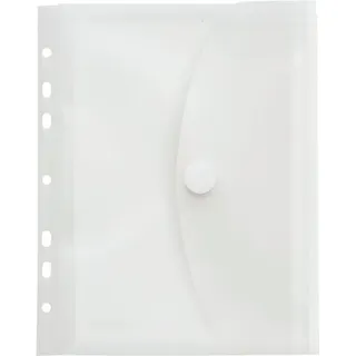 FolderSys Dokumententaschen DIN A5 transparent genarbt 0,20 mm, 10 St.