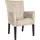 Armlehnstuhl Polyester beige
