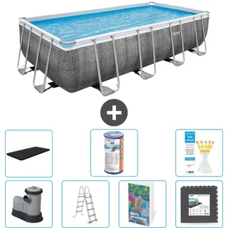 Bestway Power Steel Rechteckig - 549x274x122 Cm - 8-teilig  S563