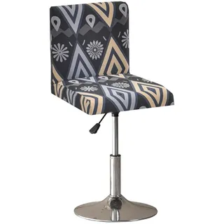 Barhocker Bezug, Bar Stuhlhussen 1er 2er 4er Oder 6er Set Büro Hochlehner Stuhlbezug,Stretch Jacquard für Universal Boss Drehstuhl Esszimmer Hochzeit Party Hotel Bankett ( Color : BD27 , Size : 4PCS )