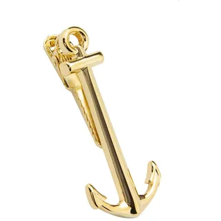 SYAVR Goldener Anker geformter Metallkragen Clip Herren Business Casual Krawattennadel