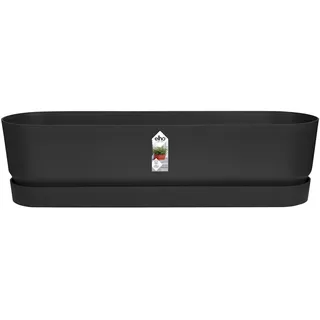 elho Greenville Ø 69 x 18,5 cm Schwarz