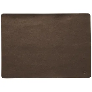 Tischset Jazz, Mokka, Kunststoff, Lederoptik, rechteckig, 33x46 cm, abwischbar, Wohntextilien, Tischwäsche, Tischsets
