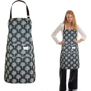 1 Pvc-schürze Für Damen Mit Taschen, Wasserdichte Küchenschürze, Kochschürze, Putzschürze Mit Taschen Zum Kochen, Grillen Und Für Die Haushaltsreinigung