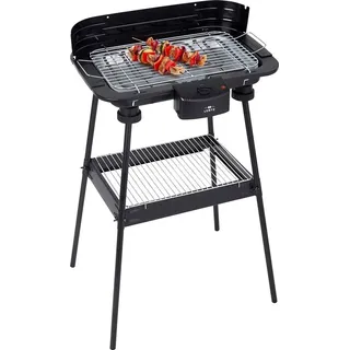 LENTZ Elektrischer BBQ Standgrill 2200 Watt - Schwarz