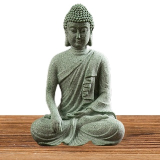 Tytlyworth Buddha-Statue-Verzierungen - Mini-Buddha-Yoga-Meditationsstatue | Meditierende sitzende Buddha-Figur für Zuhause, Büro, Garten
