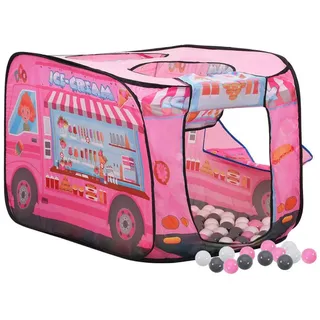 vidaXL Kinder-Spielzelt mit 250 Bällen Rosa 70x112x70 cm