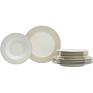 Ritzenhoff & Breker Geo Tafelservice 12-tlg. beige