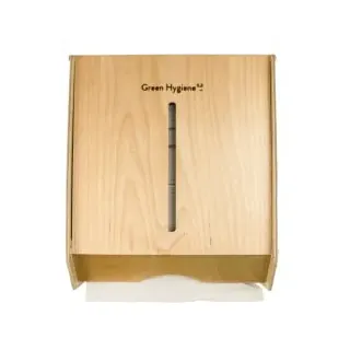 Green Hygiene® FALK & FRIEDA Papierhandtuchspender, Holz Wolkenkratzer , Maße (B x H x T): 28,5 x 31,5 x 15 cm
