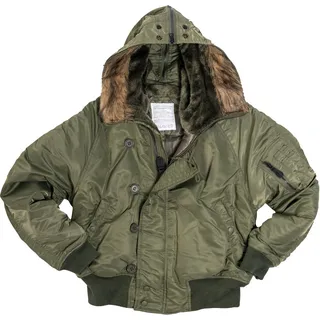 Mil-Tec US Aviator N2B Basic, Textiljacke - Oliv - XL