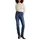 724 High Rise Straight Hosen Blau 25 30