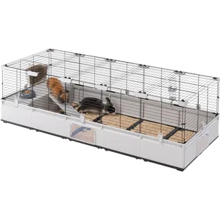 Ferplast Kleintierkäfig Modular 4 179 x 72 x 56 cm grau