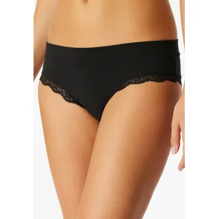 SCHIESSER Unique Cotton Brazilian Brief 3 St. Schwarz 44