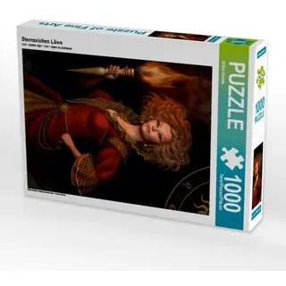 CALVENDO Puzzle Sternzeichen Löwe 1000 Teile Lege-Größe 64x48cm Foto-Puzzle für glückliche Stunden