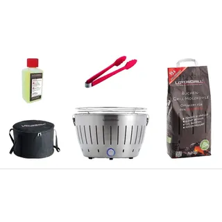 Lotusgrill Classic Starter-Set edelstahl
