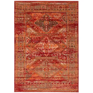 Pergamon Designer-Teppich 80 x 150 cm Rot