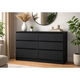 home collective Highboard 140 x 78 x 35 cm Anthrazit