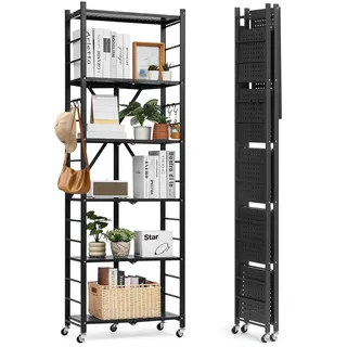 Vevor Küchenregal 30 x 61 x 183 cm Schwarz