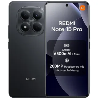 Xiaomi Redmi Note 15 Pro 8 GB RAM 256 GB Black
