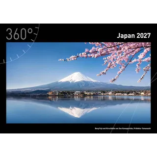 360° medien Japan Premiumkalender Wandkalender 2027 50 x 35 cm