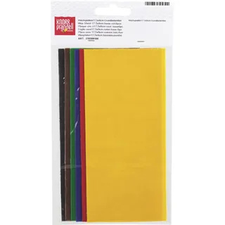 BRUNNEN 218308100 Wachsplatten 17,5x8 cm, 6 Grundfarben