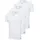 T-Shirt V-Neck weiß M