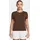 Chill Knit T-Shirt Damen Cacao Wow L
