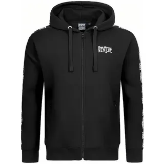 BENLEE Rocky Marciano Reißverschlusspullover Schwarz / Weiß 3XL