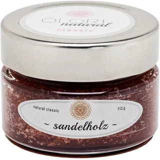 Duftöl Sandelholz im Glas - Raumduft mit ätherischen Ölen - langanhaltend - erdig, warm, holzig, sinnlich - 100% Natürlich & Reiner Lufterfrischer im Duftglas - Ohne künstliche Duftstoffe (112g)