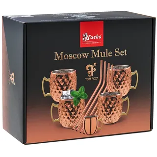ich-zapfe Moscow Mule Becher Set 0,45 l Kupfer 4