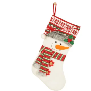 Generico Weihnachtssocken | 47 cm Weihnachtsstrümpfe mit 3D-Muster - Wiederverwendbare Weihnachtssüßigkeitstüten - Für Kinder Und Erwachsene, Für Urlaubsfeiern, Für Zuhause, , Baum Und Display, B - Fare riferimento alla descrizione