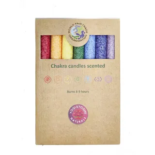 7 Chakra Taper Duftkerzen Set