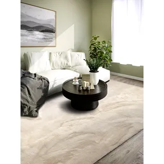 Villeroy & Boch Leon Hochflorteppich 120 x 170 cm Creme/Beige