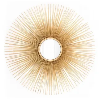 Casa Padrino Wandspiegel Sonne 50 x 50 cm Gold