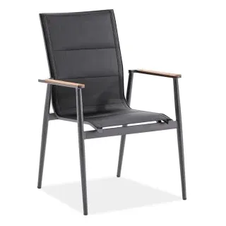 Niehoff Regg Hochlehner 62 x 62 x 95 cm anthrazit/anthrazit