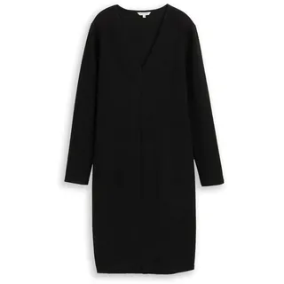 Tom Tailor Kleid Sommerkleid Glitzer-Effekt Schwarz 34