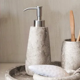 Aquanova Seifenspender Conor Stein, Marmor, Granit Beige