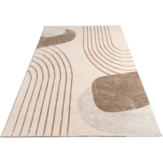 Paco Home Tuana 216 Kurzflorteppich 240 x 340 cm Beige