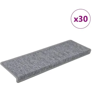 vidaXL Stufenmatte 65 x 21 cm Hellgrau